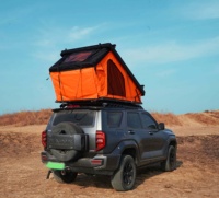 Tente de toit compacte à coque rigide pour camping sur le toit du véhicule, abri pour camping en SUV 4x4 et camping en expédition