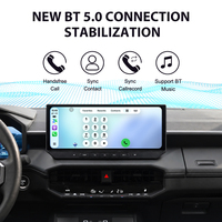 Foforfor Layar Baru 12.3" Wireless Carplay Android Auto Player untuk Toyota Hilux 2026 LHD RHD Radio Mobil Stereo Head Unit DSP GPS