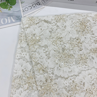 Chenille Métallique 100% Polyester de Haute Qualité pour Tissu Voile Chantilly, Dentelle, Ceinture Florale et Jacquard Cordonné