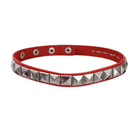 Collier ras-du-cou exclusif transfrontalier en cuir PU, style punk, avec rivets carrés, personnalisé et non-mainstream