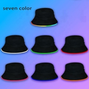 Sombrero de Fiesta para Exteriores con Luces LED, Sombrero de Algodón Luminoso con Luces LED para Halloween - Product Image 2