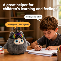 Stimmungs-Erkennungs-KI-Plüschtier Interaktives Emotionales Feedback Intelligente Plüschpuppe Sprachsteuerung STEM-Lernspielzeug für Kinder OEM Tuya