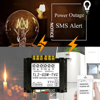 Contrôleur de température GSM 2G 30A, prend en charge le capteur de température, versions 1 relais et 2 relais disponibles, interrupteur à commande à distance par SMS