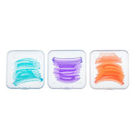 Bestar Private Label Auto-adhésif Gel de silicone pour permanente de cils sans colle, coussinet de rehaussement de cils réutilisable semi-permanent, boîte en plastique, vente en gros