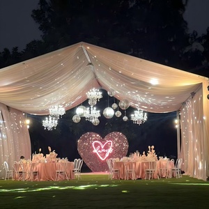 Tente d'événement extérieure en promotion pour fêtes d'anniversaire, festivals de musique, salons professionnels – Design élégant, tissu PVC, idéale pour les entreprises de location - Product Image 2