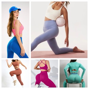 Conjunto de Yoga YAYA para Mujer, Verano, Suave como la Mantequilla, Spandex, Sujetador Deportivo Push-Up, Leggings Superelásticos - Product Image 2