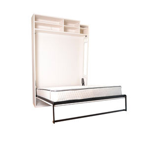 Nuevo diseño de <span class=keywords><strong>cama</strong></span> de pared de apertura <span class=keywords><strong>vertical</strong></span> de tamaño personalizado con <span class=keywords><strong>armario</strong></span> y espejo <span class=keywords><strong>cama</strong></span> plegable pies manuales todo marco de acero <span class=keywords><strong>cama</strong></span> Murphy - Product Image 4