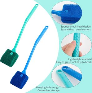 Bol de <span class=keywords><strong>poisson</strong></span> <span class=keywords><strong>rouge</strong></span> d'aquarium transparent créatif avec décoration de bureau de réservoir de tortue ronde sphérique en matière plastique - Product Image 5