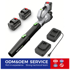 Cordless Leaf Blower 18V 21V Lithium Battery Powered 600W High Speed Two Speed Adjustable <strong>Garden</strong> <strong>Tool</strong> - Product Image 1