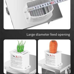 Coupe-légumes électrique 4 <span class=keywords><strong>en</strong></span> 1, machine à dé<span class=keywords><strong>couper</strong></span> les pommes de terre, les oignons et les carottes avec lames à épaisseur réglable - Product Image 3
