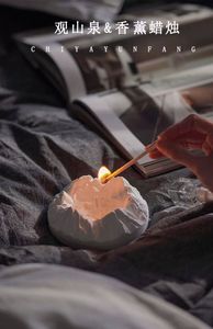 Candele Profumate Personalizzabili all'Ingrosso a Base Vegetale, Modellate a Mano a Forma <span class=keywords><strong>di</strong></span> Montagna Innevata per Uso Domestico e Interno - Product Image 6