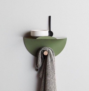Home Living Room Nordic Metal Round Clouds <strong>Wall</strong> Shelf <strong>Racks</strong> Decor - Product Image 4