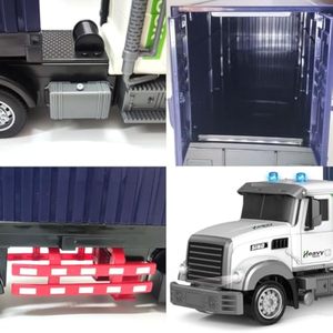 Sept 2.4G 1:12 9ch <span class=keywords><strong>RC</strong></span> điều khiển từ xa container Xe tải mô hình đồ chơi với ánh sáng âm nhạc - Product Image 5