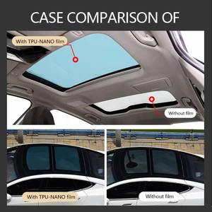 Película Protectora para Techo de Auto NIKO, Material TPU, Azul Claro Brillante, Alta Protección Contra Calor, 78% VLT, 98% IRR, 99% UVR, Antiexplosión 8 - Product Image 2