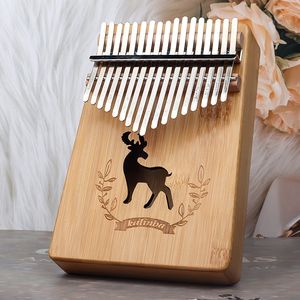 Garantía de calidad Starway Custom Solid Top Caoba Kalimba 17 teclas Pulgar Piano Niños Instrumento de música <span class=keywords><strong>Calimba</strong></span> para niños - Product Image 4