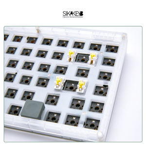 SIKAKEYB SK5 Castle ABS <span class=keywords><strong>encre</strong></span> noire rvb 84 touches hotswap kit DIY TYPE C ordinateur portable gaming 75% clavier mécanique - Product Image 4