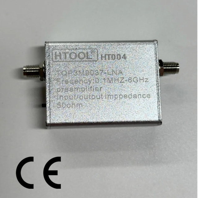 HT004 Wideband RF Software Defined Radio SDR Ultra Low Noise Amplifier (LNA) Module 20dB Gain Typical for Test Instruments