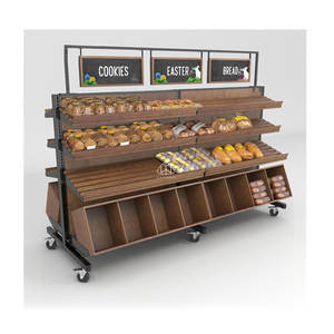 Cina produttore espositore per pane espositore per vetrine da forno in vetro Non frigorifero pasticceria Design - Product Image 1