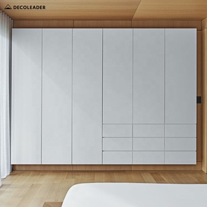 Custom Modern <strong>White</strong> <strong>Gloss</strong> Closet Wardrobe Storage Cabinet <strong>Bedroom</strong> <strong>Furniture</strong> - Product Image 1