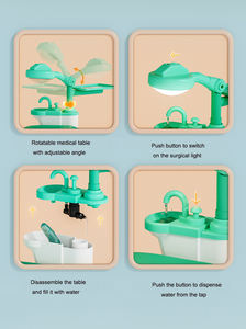 Gran oferta, juego de simulación Diy educativo temprano, mesa de operaciones, ambulancia, juego de médico, juguete para niños, juego de médico - Product Image 4