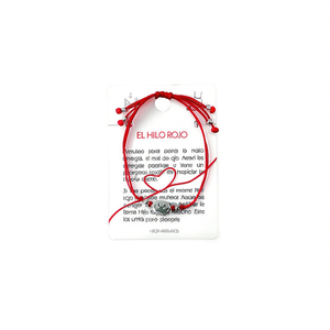 Catena per Caviglia in Acciaio Inossidabile NZ Crown, Braccialetto Fatto a Mano con Filo Rosso, Regalo Religioso Unisex - Product Image 2