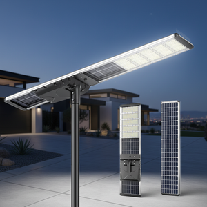 30W IP66 Monocrystalline Silicon Solar Street <b>Light</b> Battery MPPT Intelligent Controller 3000-6000K Color Temperature - Product Image 1