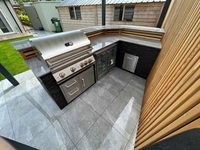 Cuisine extérieure en acier inoxydable, cuisine extérieure modulaire, cuisine Mobile pour l'extérieur