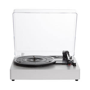 Tourne-disque <span class=keywords><strong>vinyle</strong></span> rétro en bois de marque OEM <span class=keywords><strong>pas</strong></span> <span class=keywords><strong>cher</strong></span>, style gramophone vintage, avec enregistreur BT 5W et 2 haut-parleurs, moule privé - Product Image 1