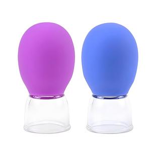 Nouvel ensemble de ventouses en silicone de qualité alimentaire pour massage corporel et facial - Product Image 4