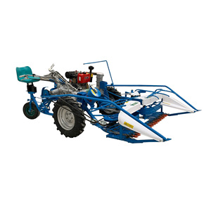 Mini-moissonneuse-batteuse multifonctionnelle à transmission par engrenages bleus pour usage agricole - Product Image 3