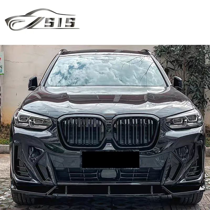 2020-2023 Année ix3 X3 X4 X5 X7 Abs Matériel Lèvres Avant Pour 3 Série 5 Série Toit Spoiler Pare-chocs Brillant Noir Splitter Pièces De Voiture