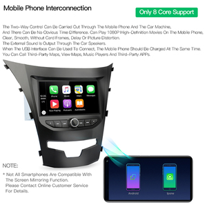 Android 11 7 "autoradio per <span class=keywords><strong>Ssangyong</strong></span> <span class=keywords><strong>Korando</strong></span> 2014-2015 GPS di navigazione Video Stereo Multimedia Carplay DSP DVD - Product Image 4