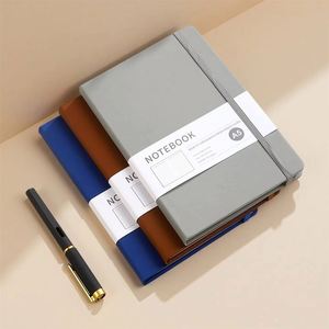 2026 Customizable <b>Dotted</b> Monthly Daily Pu Leather <b>Notebook</b> Planner Hardbound Gratitude Journal - Product Image 3