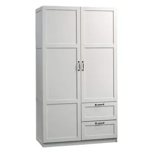 Gabinete de almacenamiento vendible, muebles de dormitorio excelentes y duraderos con 2 puertas y 2 cajones para armarios de madera