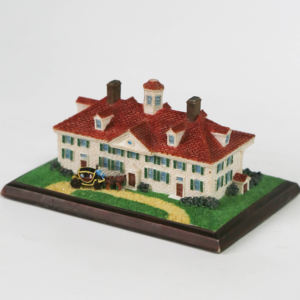 Maqueta Coleccionable de una Mansión Americana, Réplica de Mount Vernon en Resina, Decoración para el Hogar - Product Image 4