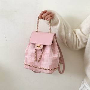 Mochila de Viaje Personalizada de Lujo, Diseño Mini en Negro Plateado, Cuero PU Auténtico, para Mujer, para Laptop - Product Image 1