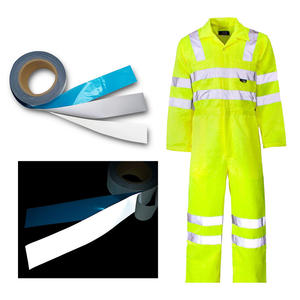 شريط عاكس فضي عالي الوضوح 100% بوليستر، فيلم نقل حراري، ملابس رياضية عالية الانعكاس، سترات جري عاكسة، فينيل عاكس - Product Image 3