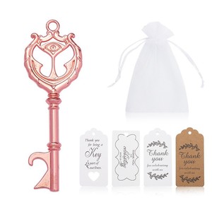 Ouvre-bouteille portable en alliage de zinc, design plat, avec étiquettes de sac, cadeau idéal pour les amateurs de bière - Product Image 4