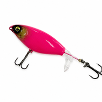 Leurre de pêche LUSHAZER à double hameçon, flottant, pour surface, 80mm 90mm, pour achigan, brochet, perche, type Plopper
