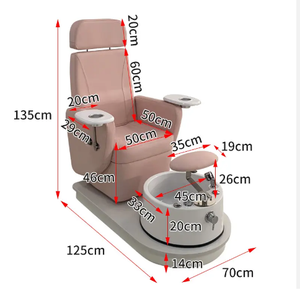Luxus moderne LED elektrische Whirlpool multifunktion ale Pediküre Stuhl tragbare schwarz rosa 110V-240V Hot Sale für Spa-<span class=keywords><strong>Massage</strong></span> - Product Image 5