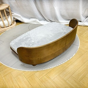 Hondenbed van massief hout Luxe huisdieraccessoires Ecologisch huisdierhuis Zachte huisdierproducten Kattenmeubels voor woonkamermeubilair - Product Image 4