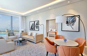 IDM Dubai Tarzı 5 Yıldızlı Otel Oda Mobilya Seti Modern Ahşap Lüks Yatak Odası Takımı Apartman Otel İçin King Size Anahtar Teslim Çözüm - Product Image 4