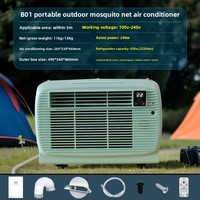 Aire Acondicionado Portátil Eléctrico para RV y Camping, Eficiente Energéticamente, Clase Pequeña, Refrigeración para Exteriores, Uso en Tiendas de Campaña