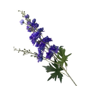 ดอกเดลฟีเนียมประดิษฐ์สีชมพู กิ่งเดี่ยว ยี่ห้อหัวเซิงไค  ดอกไม้ผ้าไหมเสมือนจริง สำหรับตกแต่งงานแต่งงาน - Product Image 2