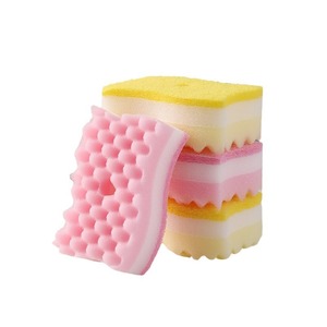 <span class=keywords><strong>Éponge</strong></span> de nettoyage en forme de S avec <span class=keywords><strong>action</strong></span> moussante pour la vaisselle de cuisine et le nettoyage domestique des casseroles et des bols - Product Image 6