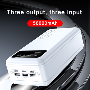 พาวเวอร์แบงค์รุ่นใหม่มาแรงปี 2023 ความจุสูง 50000mAh 3 พอร์ต USB  40000mAh 30000mAh 20000mAh แบตเตอรี่ขนาดใหญ่ - Product Image 3