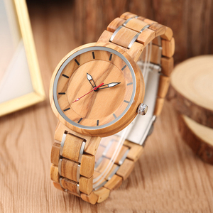 Migliore Idea <span class=keywords><strong>Regalo</strong></span> di Natale: Orologi al Quarzo in Legno Inciso Stile Semplice <span class=keywords><strong>per</strong></span> Uomini d'Affari - Product Image 2