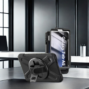 Nhiệm vụ nặng nề bảo vệ trường hợp đối với <span class=keywords><strong>Samsung</strong></span> Galaxy Tab A9 chống sốc và Rugged Silicone bìa với PC chất liệu - Product Image 3