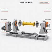Positionneur de tête rotative et de queue de levier WB1KZ pour robot de soudage, automatisation de soudage à l'arc, haute charge