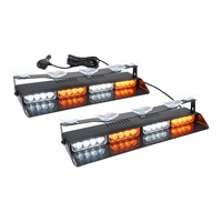 32 LED Dual-Output Auto-Notfall-Armaturenbrett-Stroboskoplicht YK-K088 Standardausstattung Sicherheitswarnung Front-/Heckscheibenlicht
